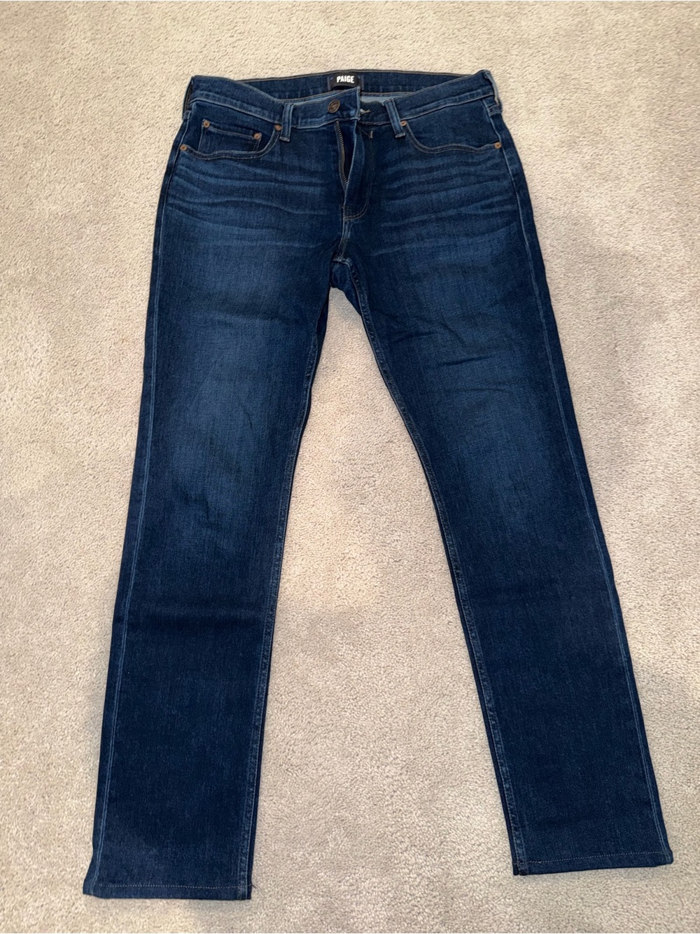 PAIGE Men's Indigo Slim Straight Jeans